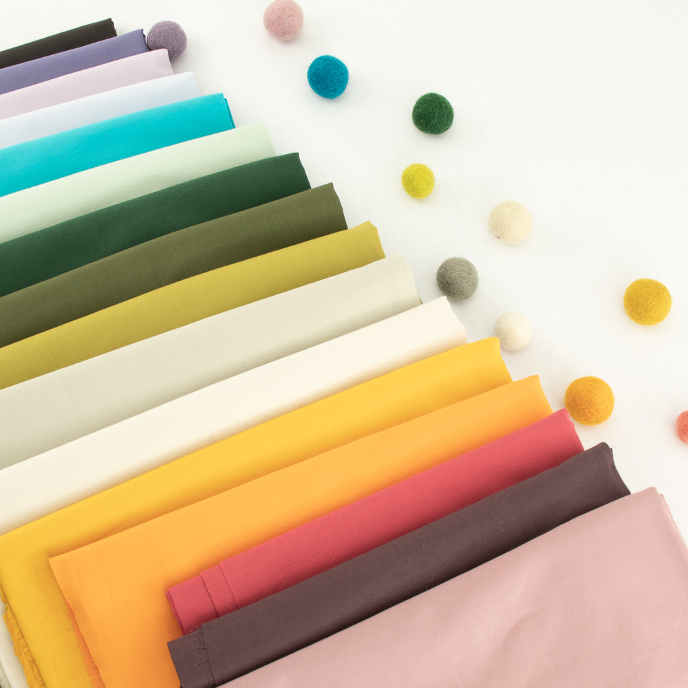 Birch Fabrics Organic Poplin Solids