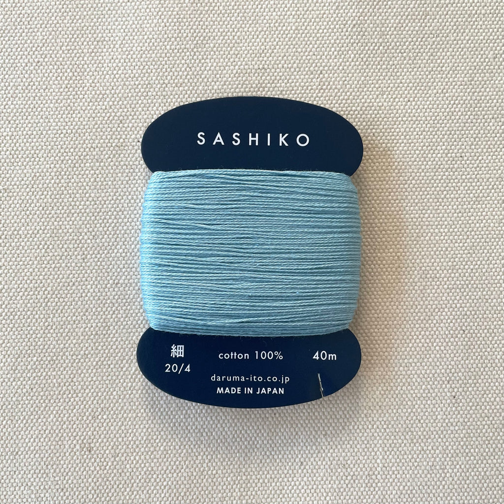  DARUMA Sashiko Thread 100% Cotton Card Type (32.8 yd) x 5  Colors with English Manual, Sewing & Embroidery Value Set (Thick, Amaoto)