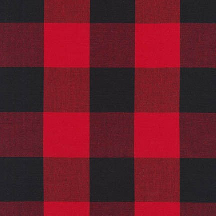 Robert Kaufman Carolina Gingham 1 inch Red Check Fabric